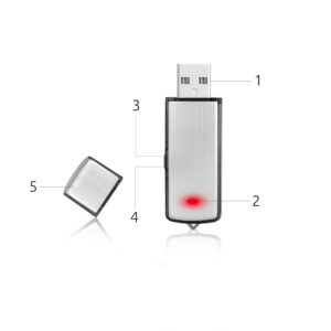 DYKTAFON W PENDRIVE 8GB Q1 - obrazek 4