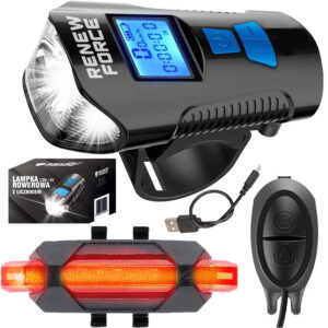 LAMPKI ROWEROWE LED Z LICZNIKIEM CBL-1X