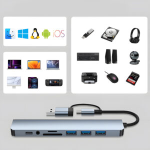 ADAPTER LAN 3x USB H5 - obrazek 3