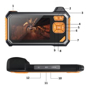 ENDOSKOP Z EKRANEM LCD POMARAŃCZOWY W900 - obrazek 5