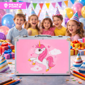 ZESTAW ARTYSTYCZNY 145 szt. JEDNOROŻEC PINKPONY145 - obrazek 3