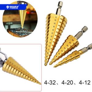 WIERTŁA TYTANOWE ZŁOTE 4-32mm TIT-DRILL-32mm - obrazek 4