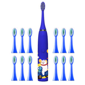SZCZOTECZKA ELEKTRYCZNA DLA DZIECI TEETH-1 GRANATOWA