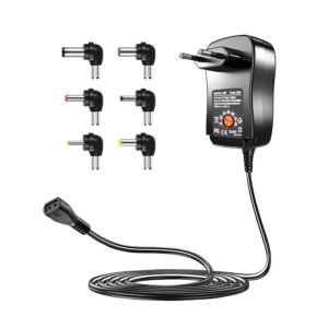 ZASILACZ UNIWERSALNY Z REGULACJĄ 30W USB SF-18546 - obrazek 1
