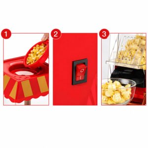 MASZYNKA DO POPCORNU 1200W RETRO POP-MA3 - obrazek 9