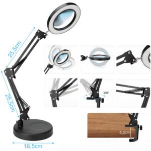 LAMPKA BIURKOWA Z LUPA FX310 - obrazek 3