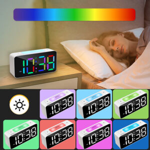 ZEGAR ELEKTRONICZNY RGB YF6612-WHITE - obrazek 4