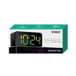 ZEGAR ELEKTRONICZNY RGB YF6612-BLACK - obrazek 2