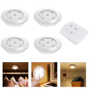 6X LAMPKA SAMOPRZYLEPNA LED + PILOT PPD002 - obrazek 3
