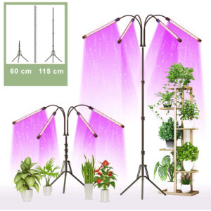LAMPA DO WZROSTU ROŚLIN PLANT GROWTH SUPPLEMENT LIGHT LAMP 4 TRIPOD - obrazek 2