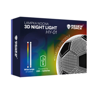 LAMPKA NOCNA PIŁKARZ 3D HY-01-STRIKER - obrazek 2