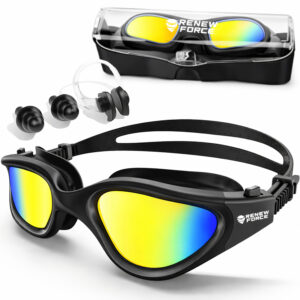 OKULARY DO PŁYWANIA OC-ZA-POL2-BLACK - obrazek 1