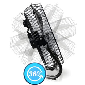 CYRKULATOR WENTYLATOR PODŁOGOWY FF1000-BLACK - obrazek 2