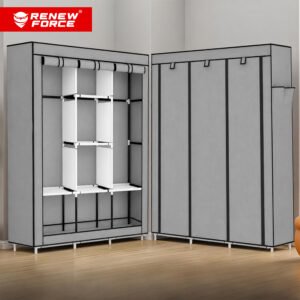SZAFA MATERIAŁOWA TEKSTYLNA FTXT-130-GREY - obrazek 3