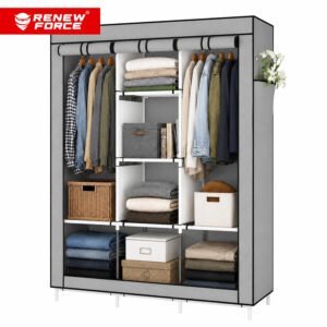 SZAFA MATERIAŁOWA TEKSTYLNA FTXT-130-GREY - obrazek 4