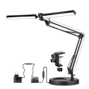 LAMPA BIURKOWA PODWÓJNA KREŚLARSKA AT-804 - obrazek 1