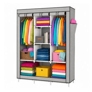 SZAFA MATERIAŁOWA TEKSTYLNA FTXT-130-GREY - obrazek 1