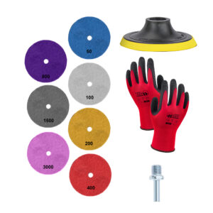 ZESTAW TARCZE DIAMENTOWE + RĘKAWICE GP-SET-PLUS