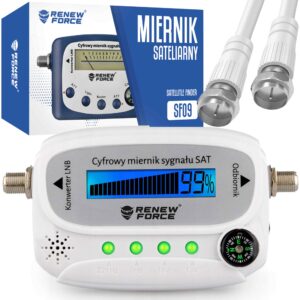 CYFROWY MIERNIK SYGNAŁU SATELITARNEGO LCD SF09 - obrazek 2