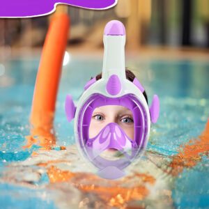 MASKA DO SNORKELINGU KF-5-VIOLET - obrazek 4