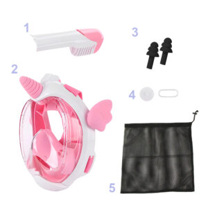 MASKA DO SNORKELINGU KF-5-PINK - obrazek 4
