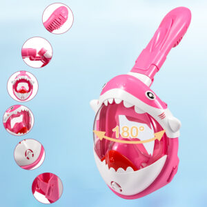 MASKA DO NURKOWANIA KF-3-PINK - obrazek 3