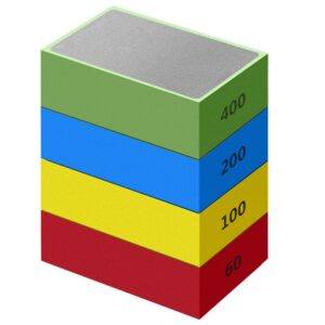 4 SZT DIAMENTOWA KOSTKA PB-SET