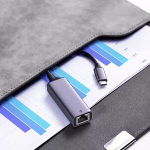 PRZEJŚCIÓWKA USB-C RJ45 UA-100 - obrazek 3