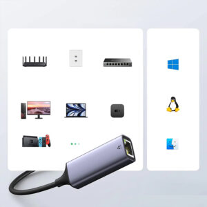 PRZEJŚCIÓWKA USB RJ45 UA-90 - obrazek 2