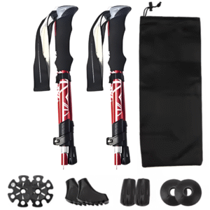 KIJE DO NORDIC WALKING 2szt TRONDER-SWIFT-RED