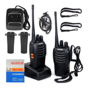 2X WALKIE TALKIE BF-888S-HT