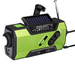 RADIO SOLARNE Z POWERBANKIEM I DYNAMO 2000mAh FM-AM2 - obrazek 1