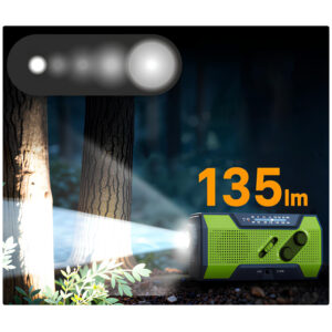 RADIO SOLARNE Z POWERBANKIEM I DYNAMO 2000mAh FM-AM2 - obrazek 3