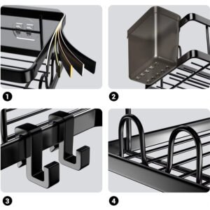 PÓŁKA ŁAZIENKOWA ZESTAW 2 szt. WC-SHELF5 - obrazek 2