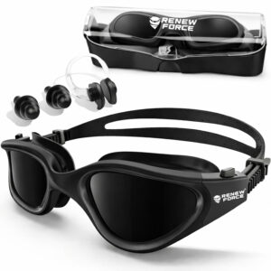 OKULARY DO PŁYWANIA OC-ZA-POL2-ALLBLACK - obrazek 1