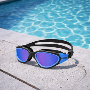 OKULARY DO PŁYWANIA OC-ZA-POL2-BLUE - obrazek 3