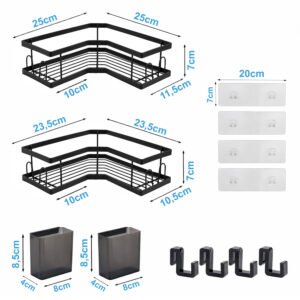PÓŁKA ŁAZIENKOWA ZESTAW 2 szt. WC-SHELF5 - obrazek 3