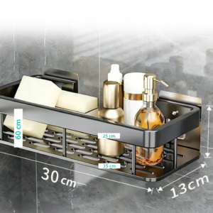 PÓŁKA ŁAZIENKOWA ZESTAW 2 szt. WC-SHELF2 - obrazek 3