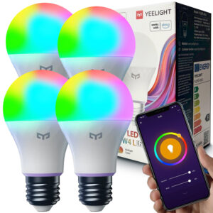 ŻARÓWKA SMART RGB YEELIGHT W4 ZESTAW 4szt. YLQPD-0011-4PACK - obrazek 2