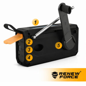 RADIO SOLARNE Z POWERBANKIEM I DYNAMO 368 - obrazek 4