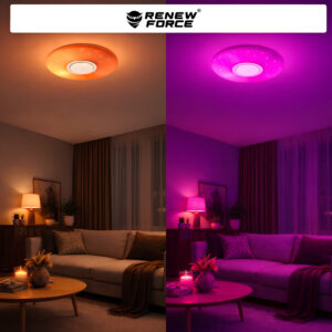 LAMPA SUFITOWA RGB Z GŁOŚNIKIEM 40W FB-GBY01 - obrazek 4