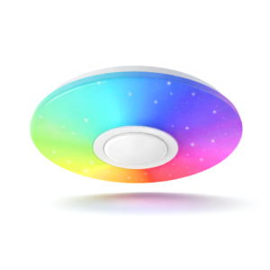 LAMPA SUFITOWA RGB Z GŁOŚNIKIEM 40W FB-GBY01