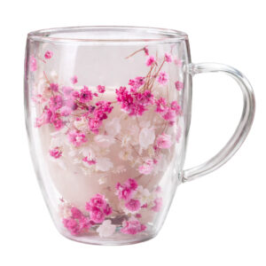 SZKLANKA TERMICZNA Z KWIATAMI 300ml CUP-01