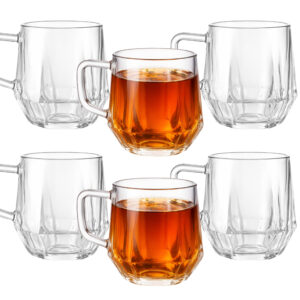 SZKLANKI DEKORACYJNE 300 ml ZESTAW 6 sztuk CUP-05