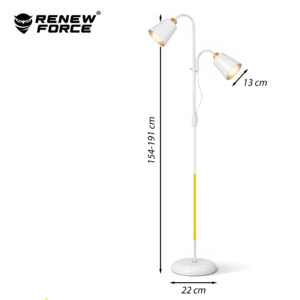 LAMPA PODŁOGOWA FLOER-90-WHITE - obrazek 6