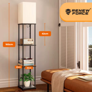 LAMPA STOJĄCA Z PÓŁKAMI TUR-3 - obrazek 3