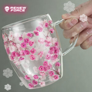 SZKLANKA TERMICZNA Z KWIATAMI 300ml CUP-01 - obrazek 5