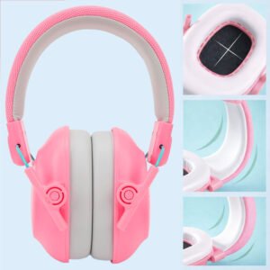 SŁUCHAWKI DLA DZIECI WYGŁUSZAJĄCE KM-5-PINK - obrazek 6