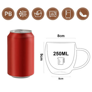 SZKLANKI TERMICZNE 250 ml ZESTAW 6 sztuk SKL-05 - obrazek 6