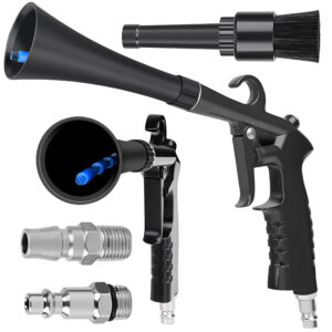 PISTOLET DO PRZEDMUCHIWANIA DO KOMPRESRA CZARNY Z PĘDZELKIEM BLOW-G-4 - obrazek 1